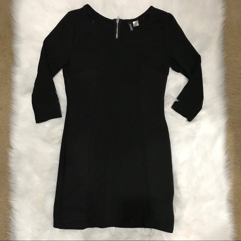 Divided Black Dress